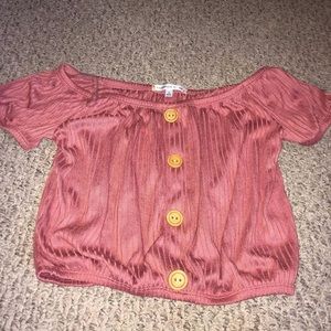 Off the shoulder top!